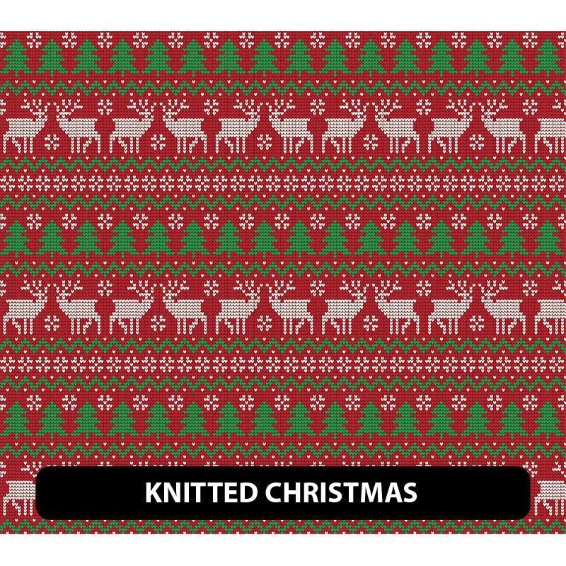 Christmas Puff Patterned HTV (18.5" x 12")