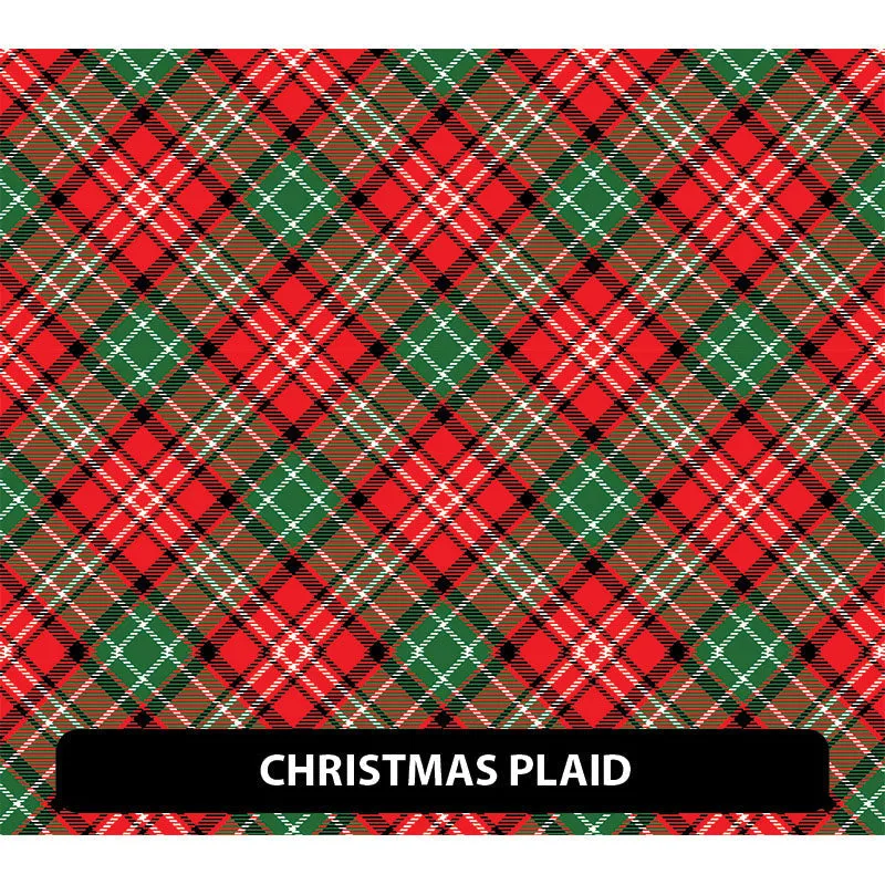 Christmas Puff Patterned HTV (18.5" x 12")