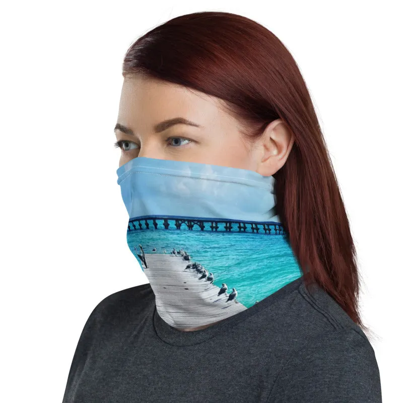 Coastal Paradise Face Mask/Neck Gaiter - Cancun, Mexico