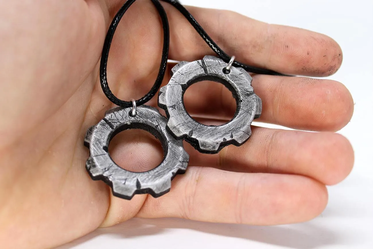 Cogtag Pendant Necklace / Keychain - Gears of War