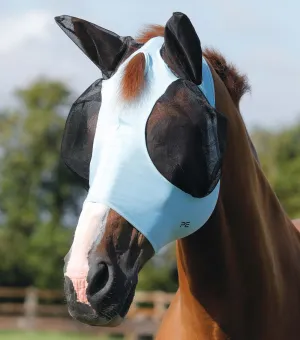 Comfort Tech Lycra Fly Mask Blue