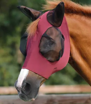 Comfort Tech Lycra Fly Mask Wine