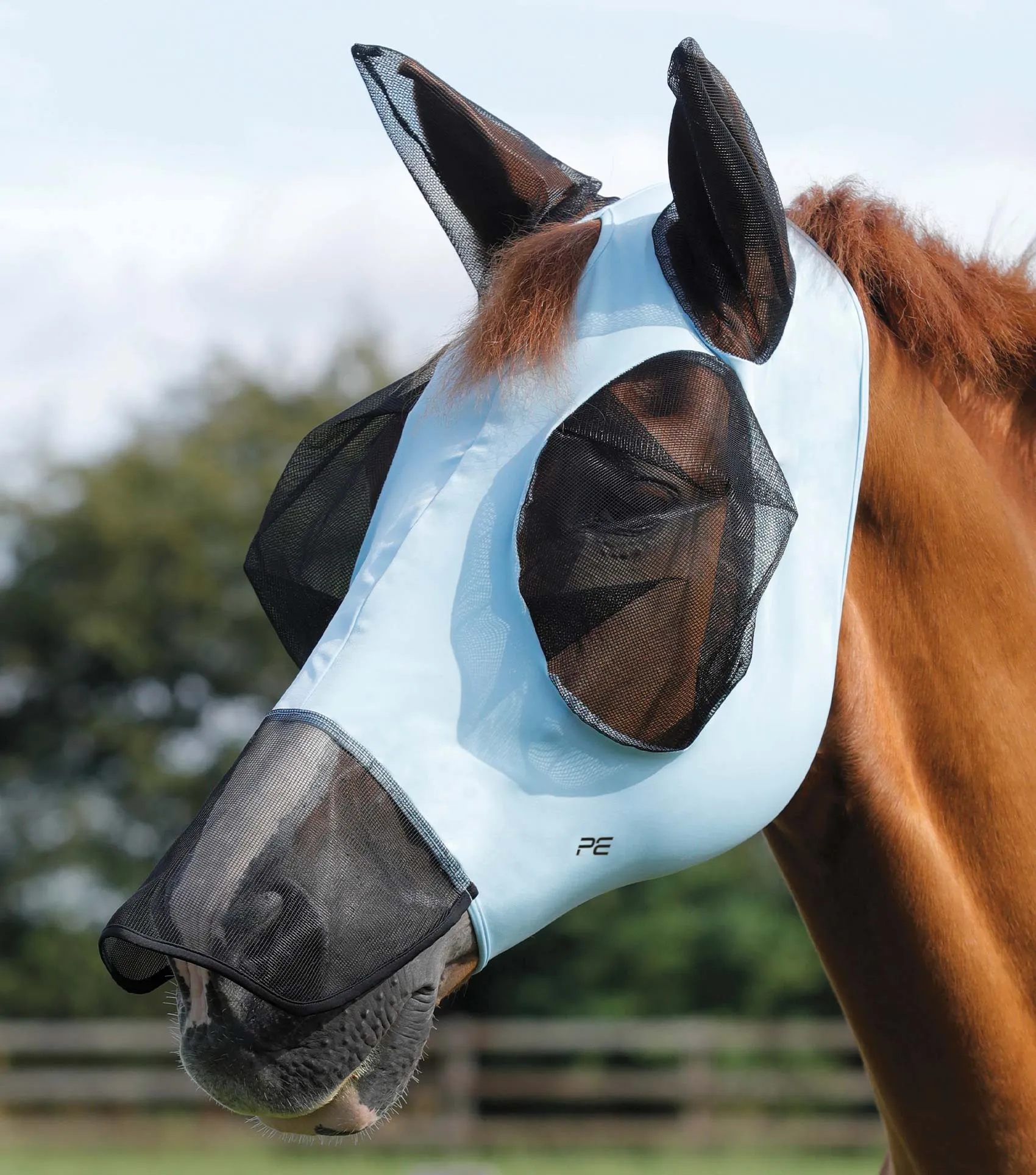 Comfort Tech Lycra Fly Mask Xtra Blue