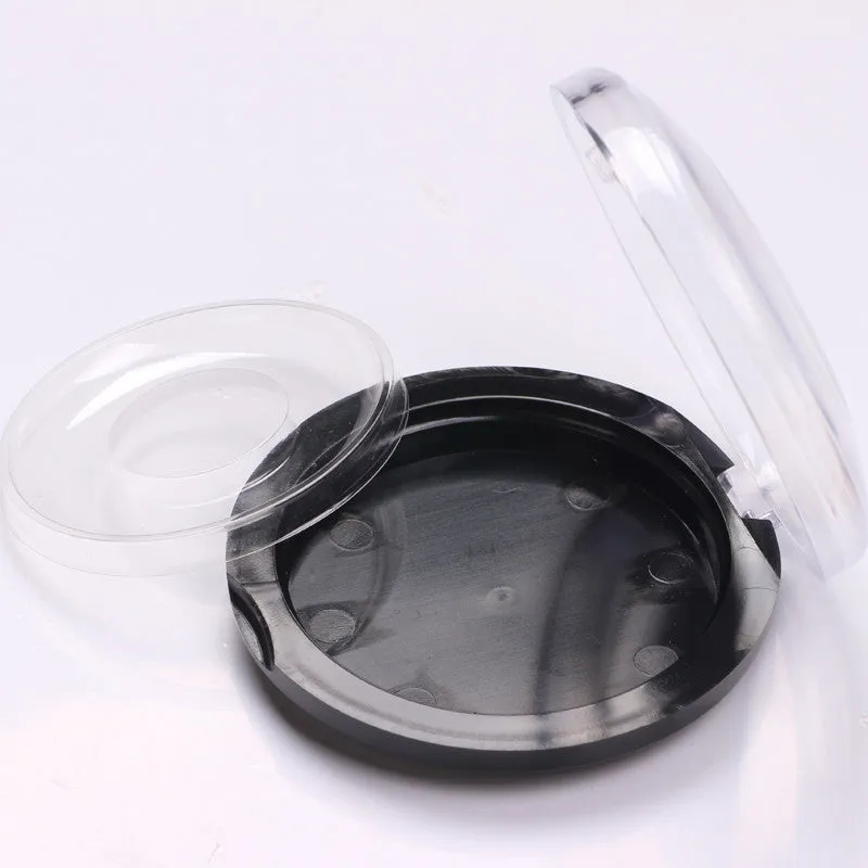 Compact Round Eyelash Storage Case