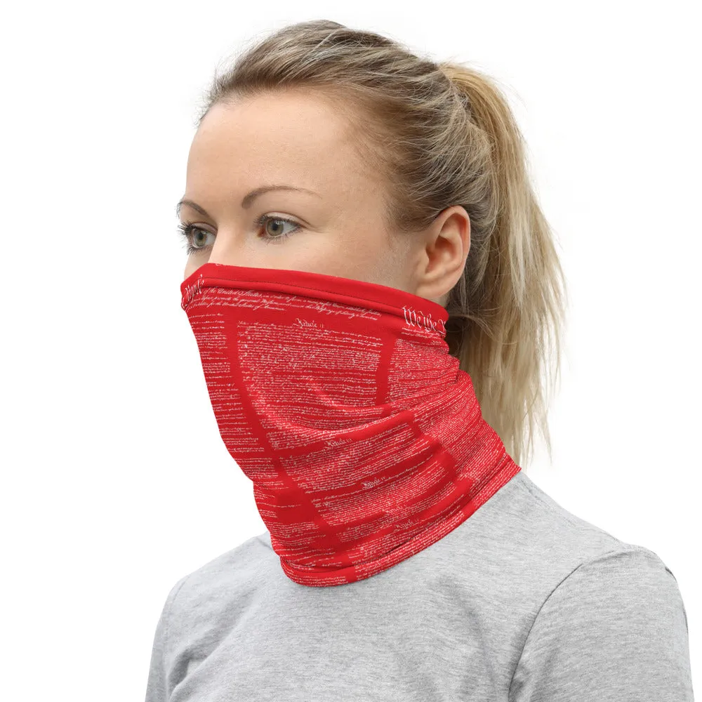 Constitution Red Neck Gaiter