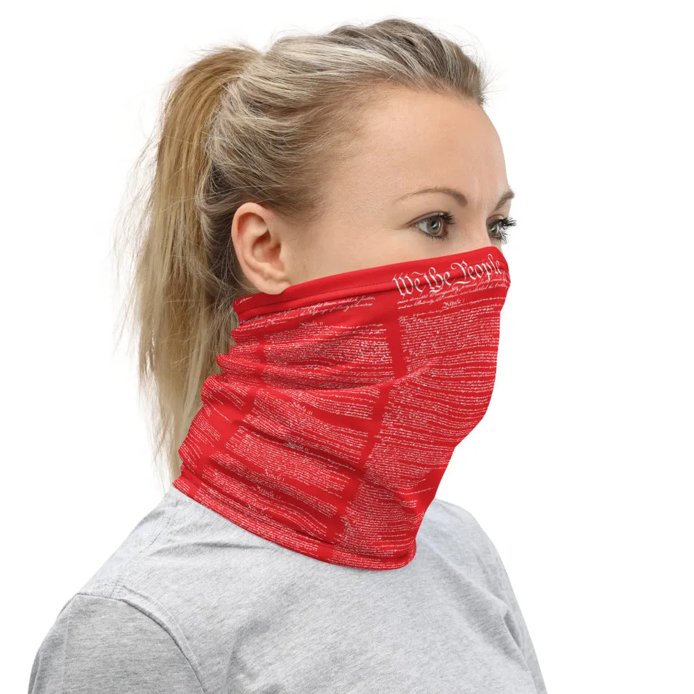 Constitution Red Neck Gaiter