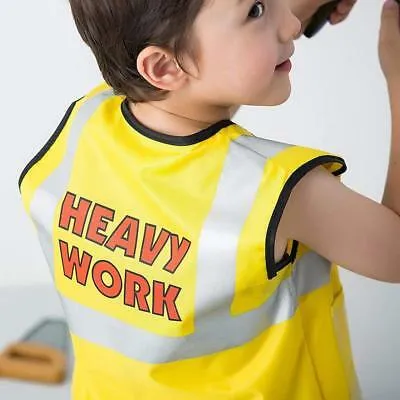 Construction Worker Costume Kit For Kids Role Play Toy Set Career Costumes Heavy worker cosplay