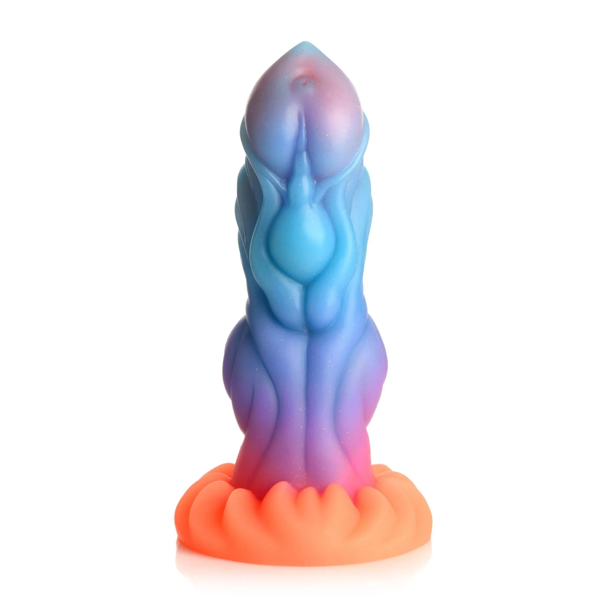 Creature Cocks Alien Invader Glow in the Dark Silicone Dildo