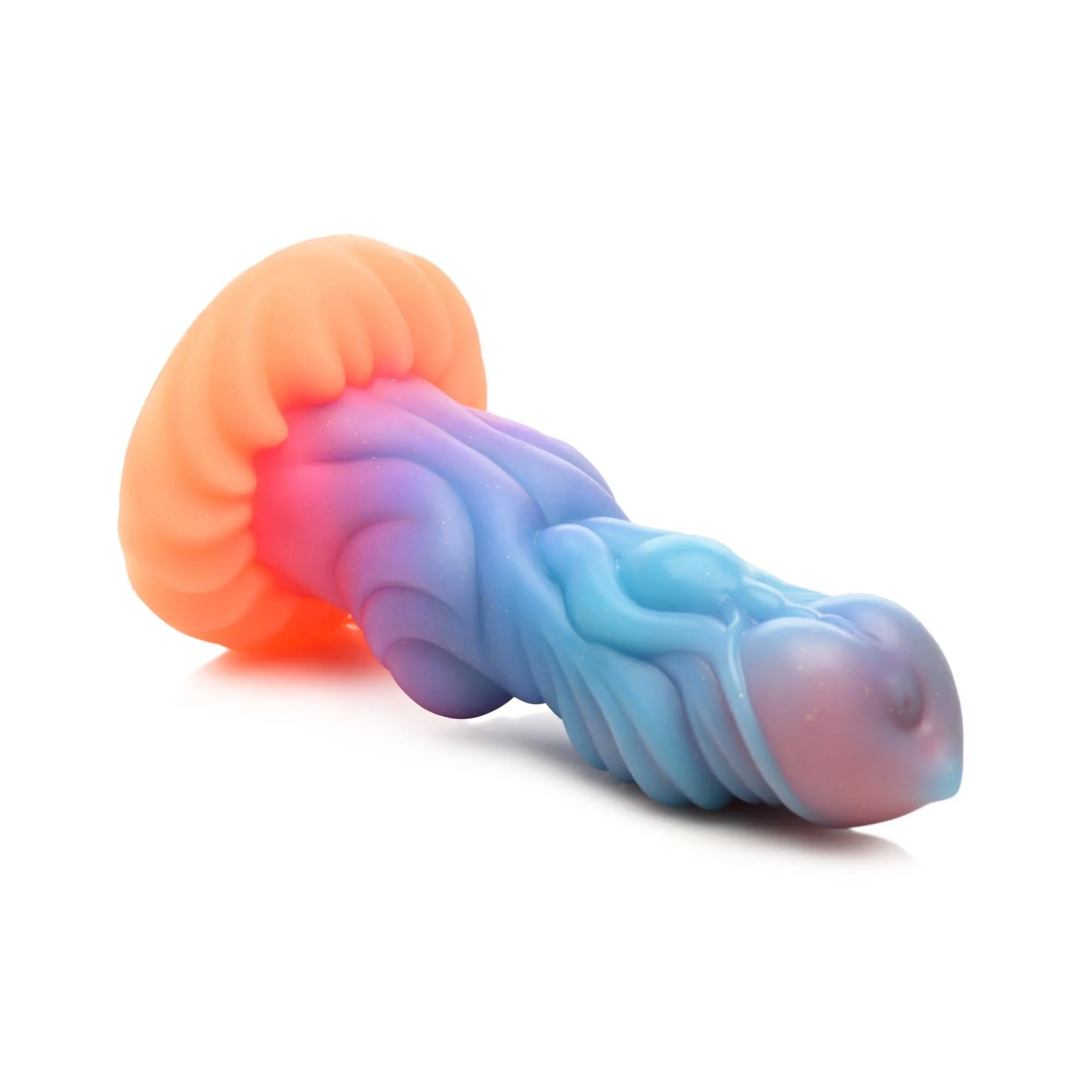 Creature Cocks Alien Invader Glow in the Dark Silicone Dildo