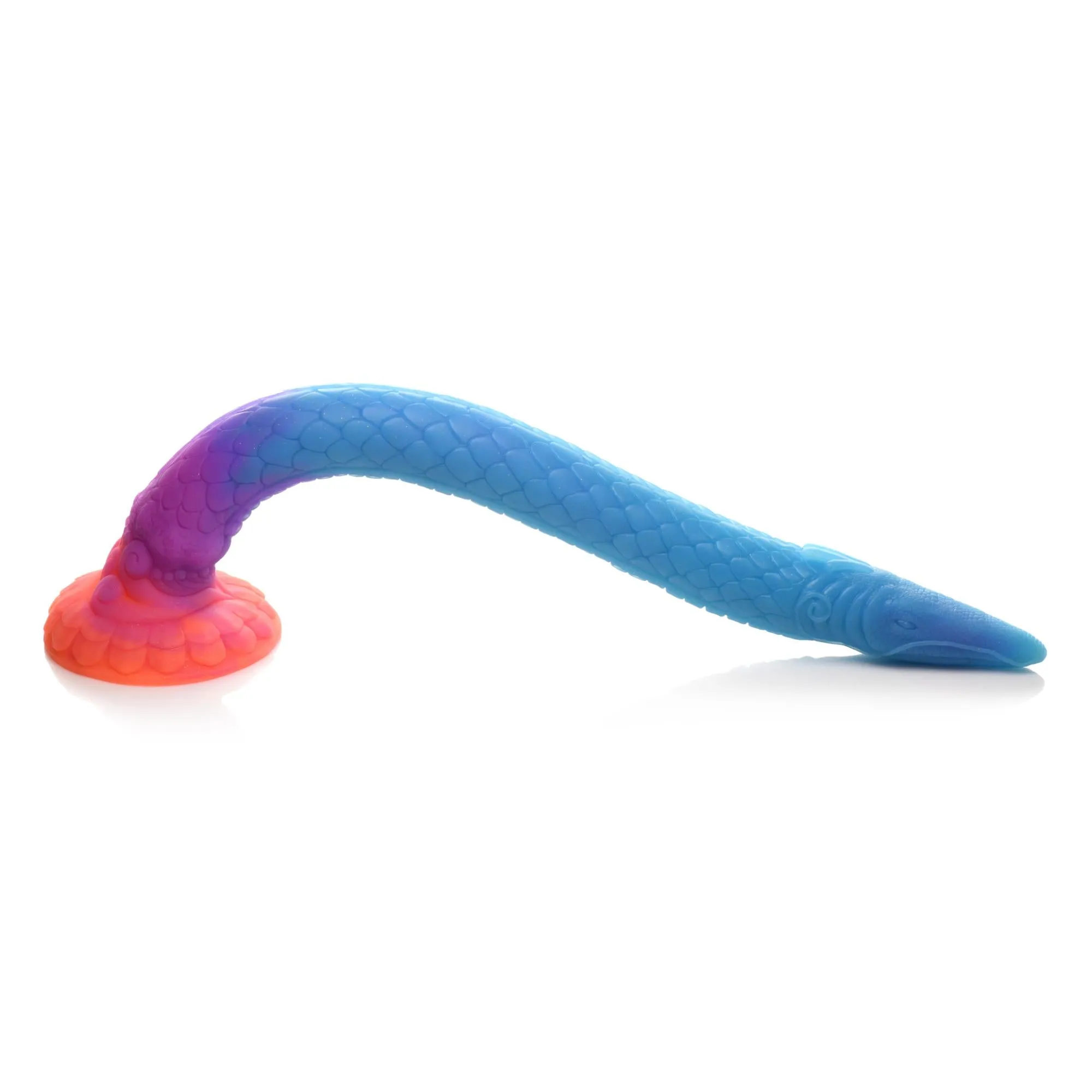 Creature Cocks Makara Glow in The Dark Silicone Snake Dildo