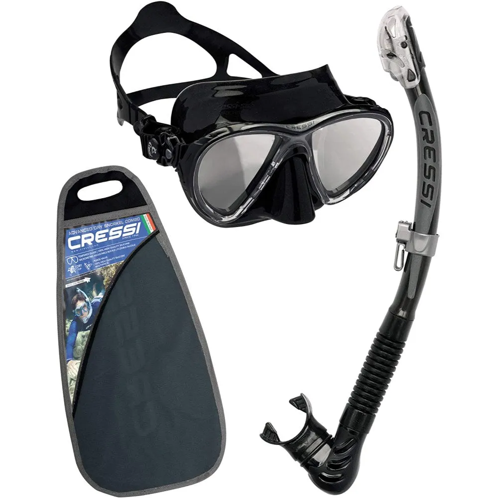 Cressi Big Eyes Evo   Alpha Ultra Dry Mask & Snorkel Set