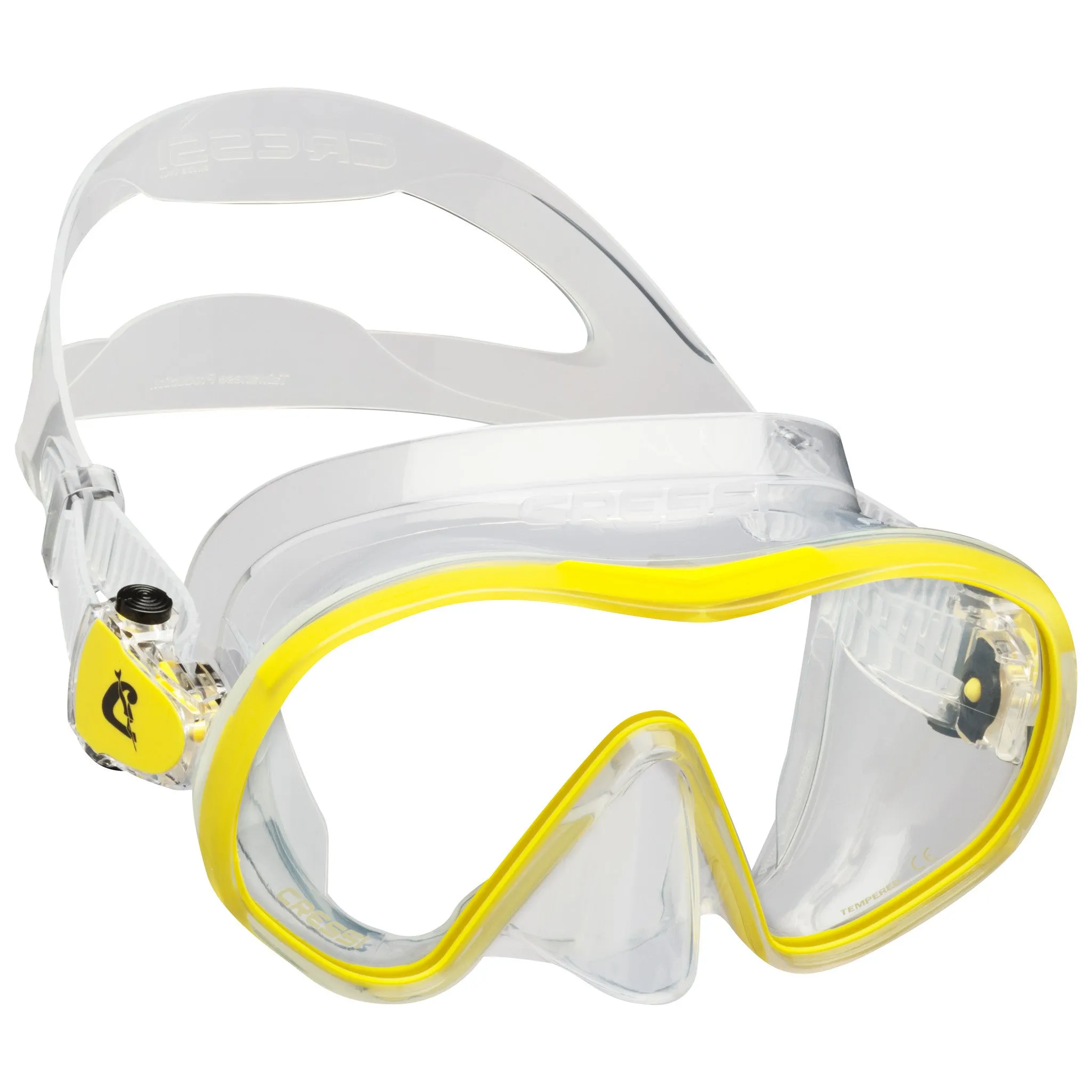 Cressi F-Dual Single Lens Frameless Scuba Mask