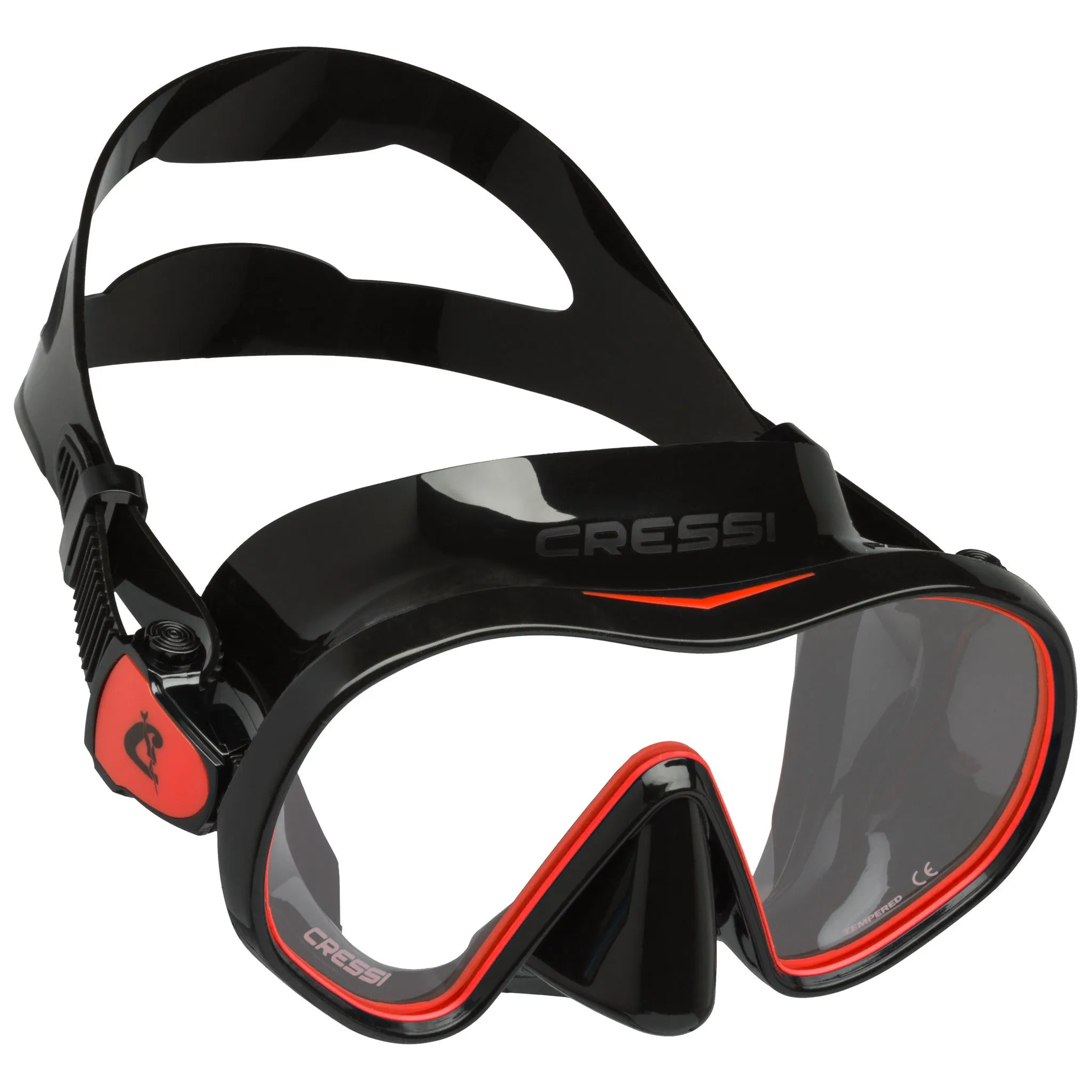 Cressi F-Dual Single Lens Frameless Scuba Mask