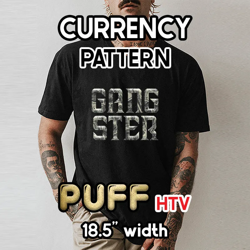 Currency Puff Patterned HTV (18.5" x 12")