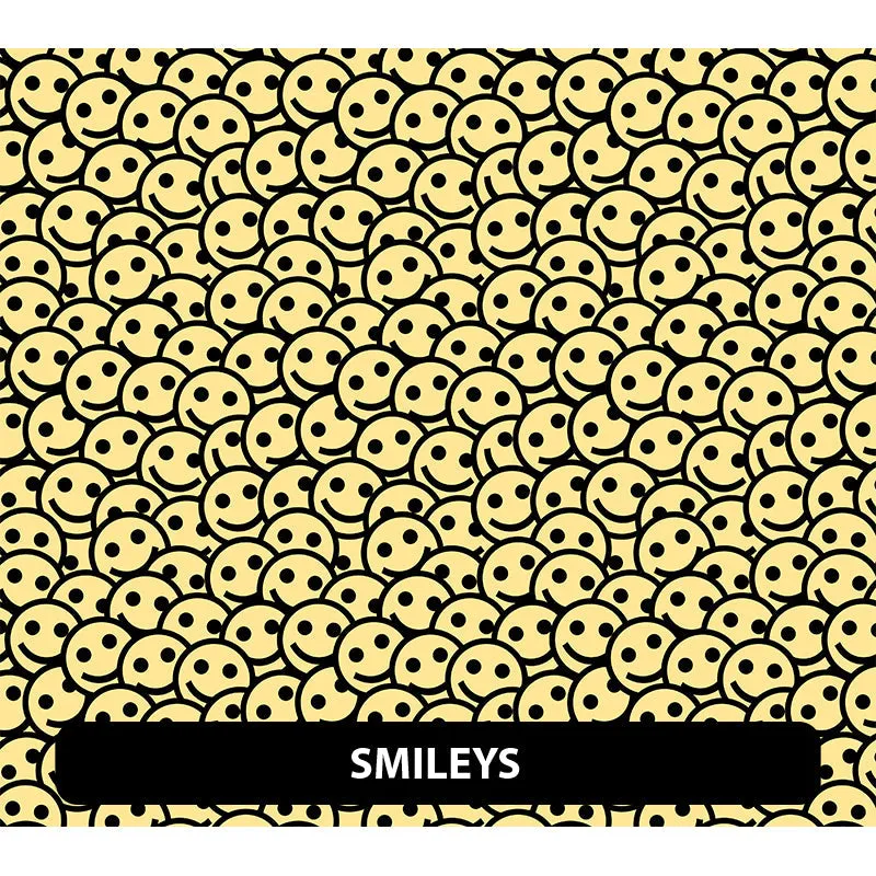 Cute Emoji Puff Patterned HTV (12" x 12")