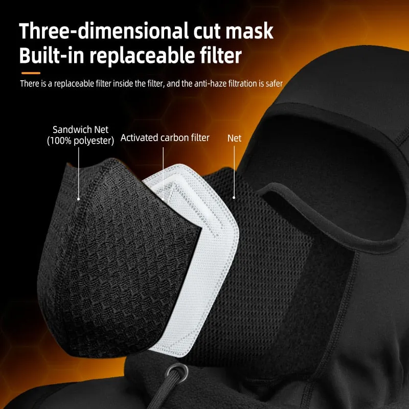 Cycling Scarf Winter Warm Hat Windproof Full Face Mask Cover Headwear Bike Motorcycle Helmet Liner Bandana Velvet