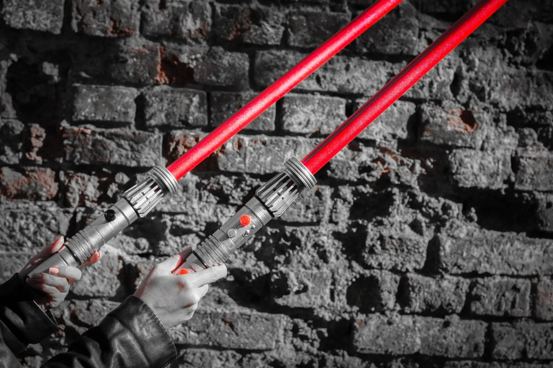 Darth Maul Double-Bladed Lightsaber Replica | Star Wars Custom Prop