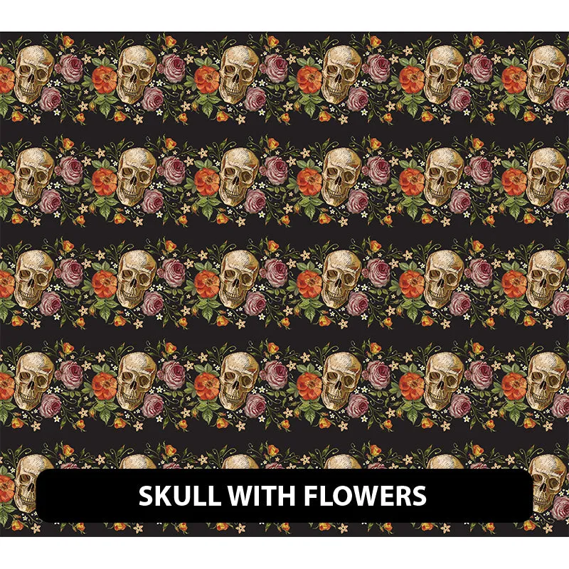 Dia de Muertos Puff Patterned HTV (18.5" x 12")