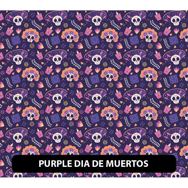 Dia de Muertos Puff Patterned HTV (18.5" x 12")