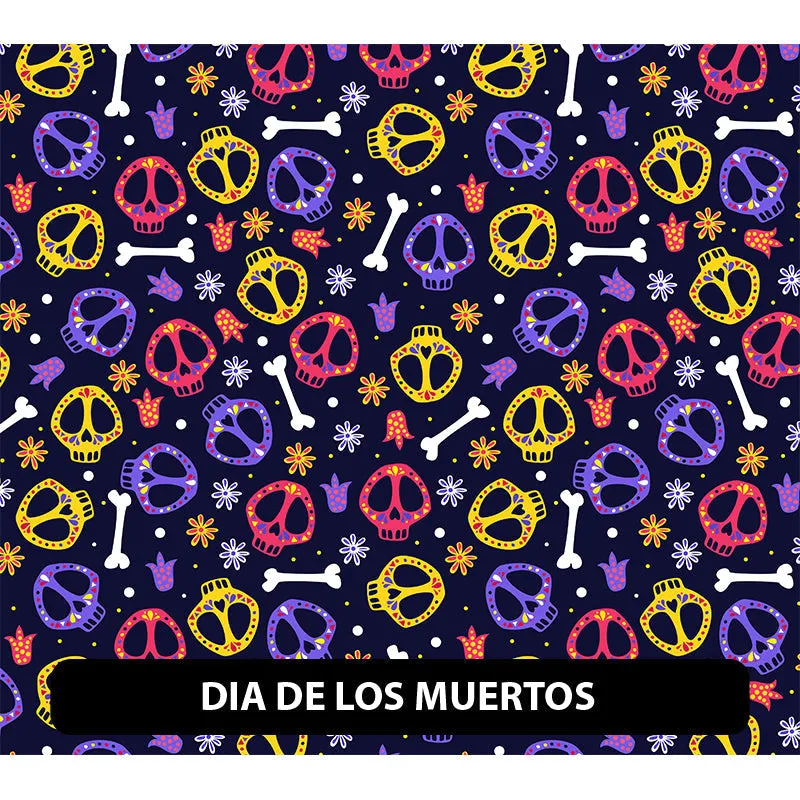 Dia de Muertos Puff Patterned HTV (18.5" x 12")