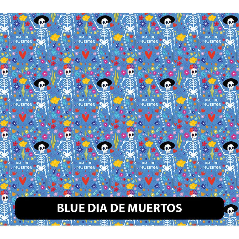 Dia de Muertos Puff Patterned HTV (18.5" x 12")