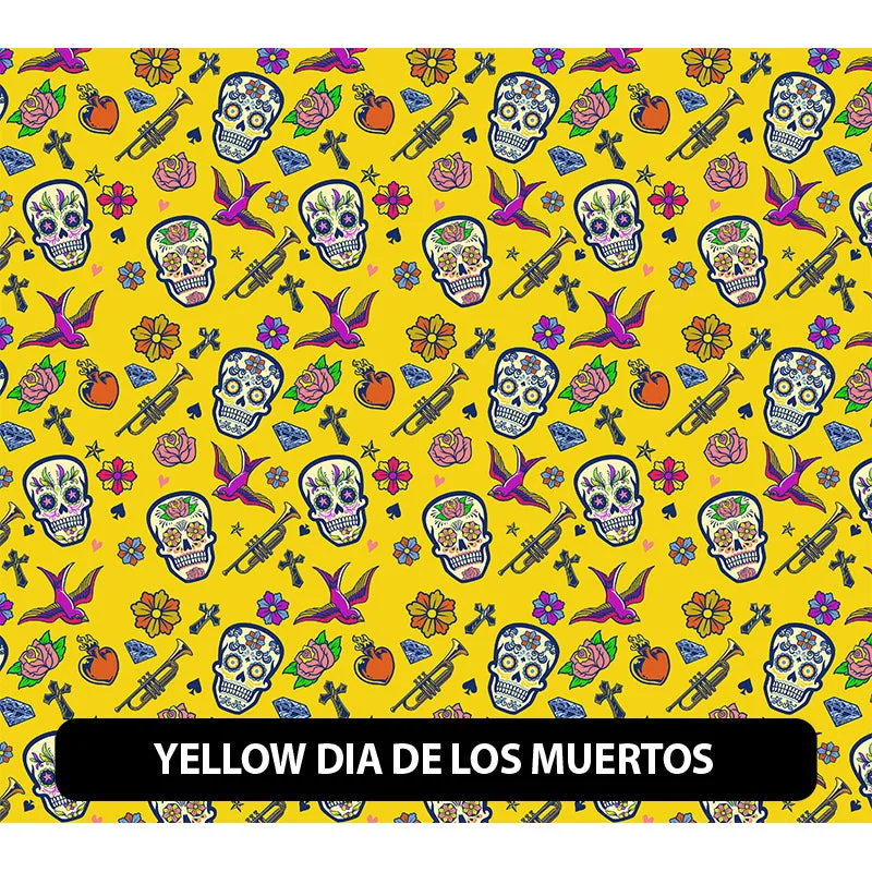 Dia de Muertos Puff Patterned HTV (18.5" x 12")