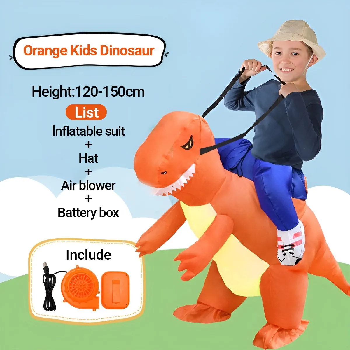 Dinosaur Inflatable Suit Cosplay Costume