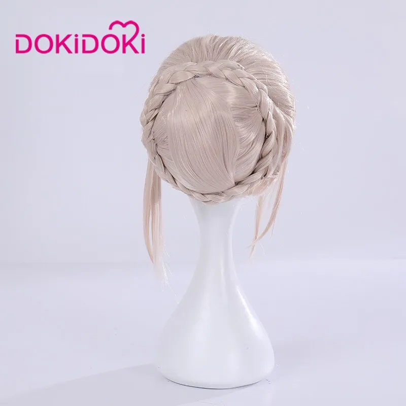 DokiDoki-R Game Fate/stay night Cosplay  Arturia Pendragon Alter Saber Cosplay & Wig Maid Costume FGO