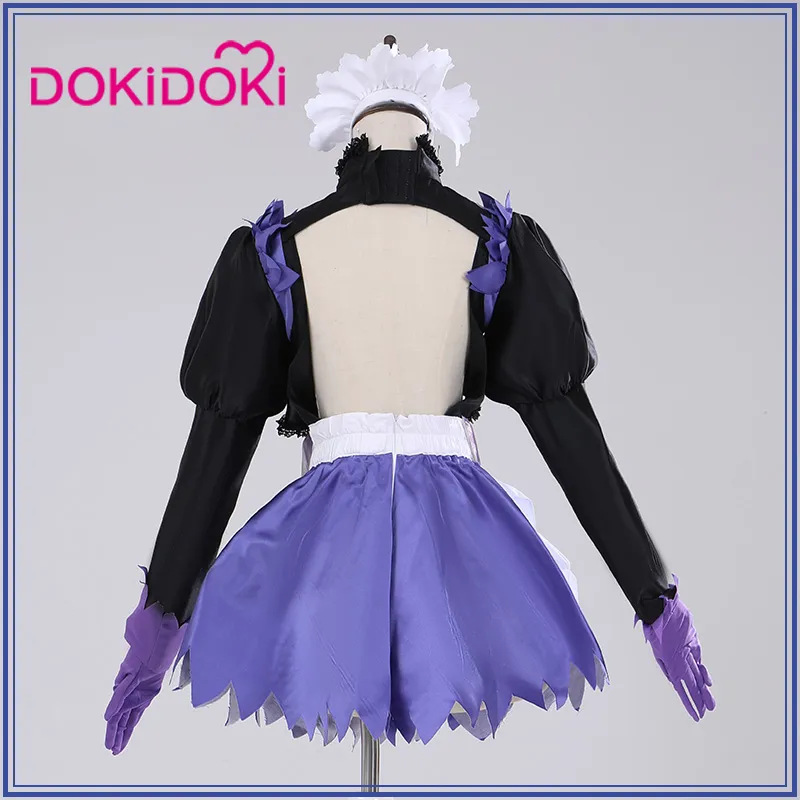 DokiDoki-R Game Fate/stay night Cosplay  Arturia Pendragon Alter Saber Cosplay & Wig Maid Costume FGO