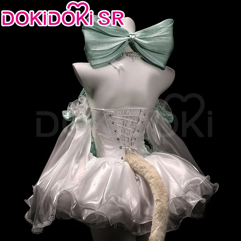 DokiDoki-SR Game Genshin Impact Lynette Costume Angel's Courtyard Doujin Dress