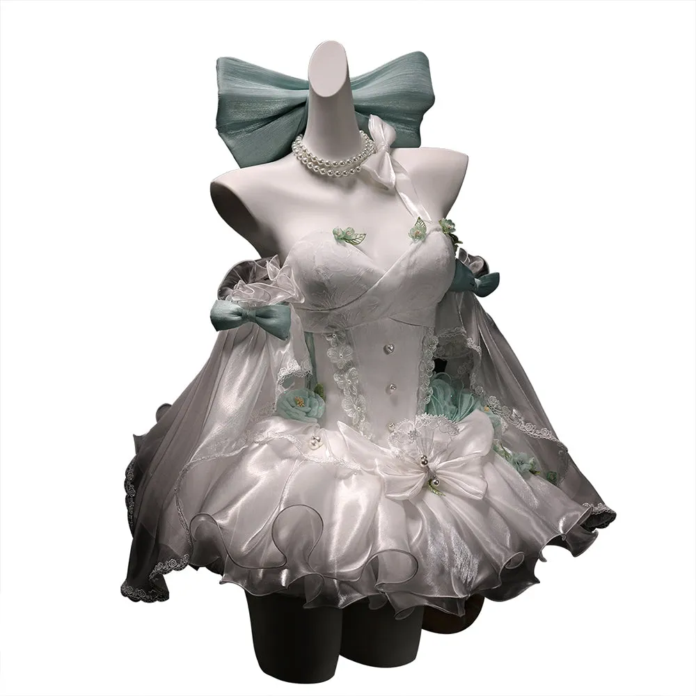 DokiDoki-SR Game Genshin Impact Lynette Costume Angel's Courtyard Doujin Dress