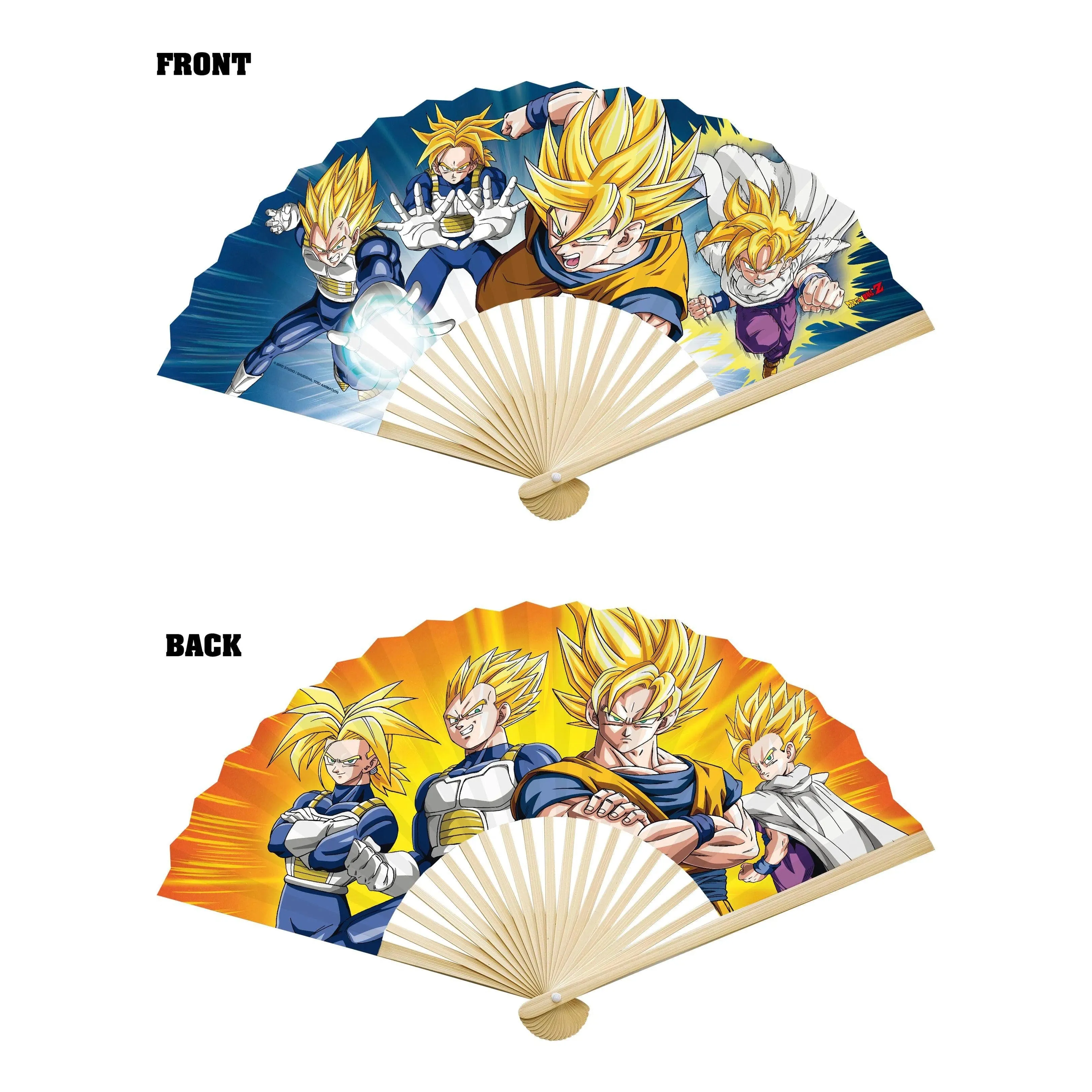 Dragon Ball Z - Saiyans Paper Fan - ABYstyle