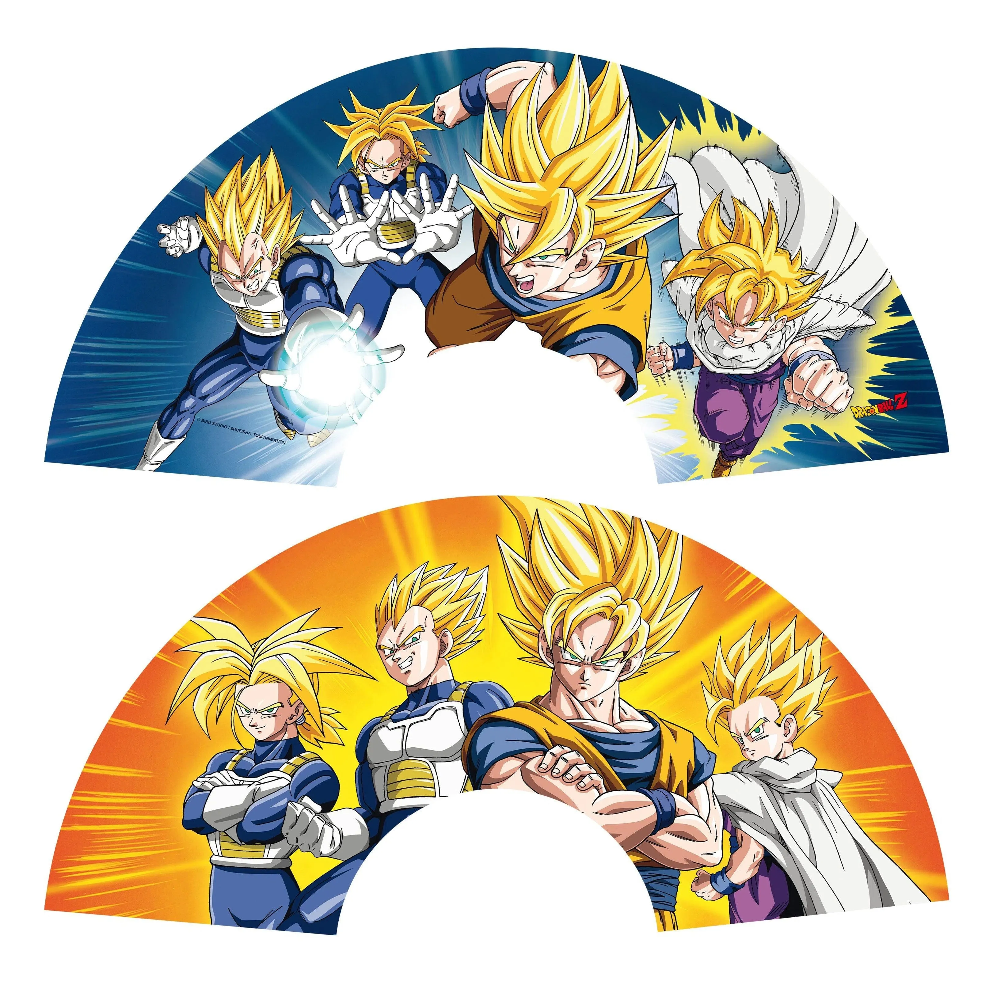 Dragon Ball Z - Saiyans Paper Fan - ABYstyle