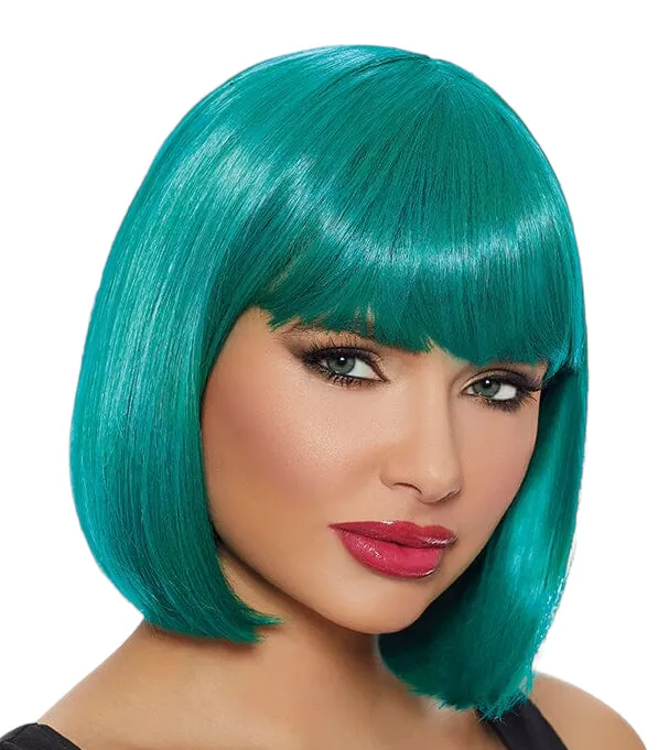 Dreamgirl Mid-Length Bob Wig Teal