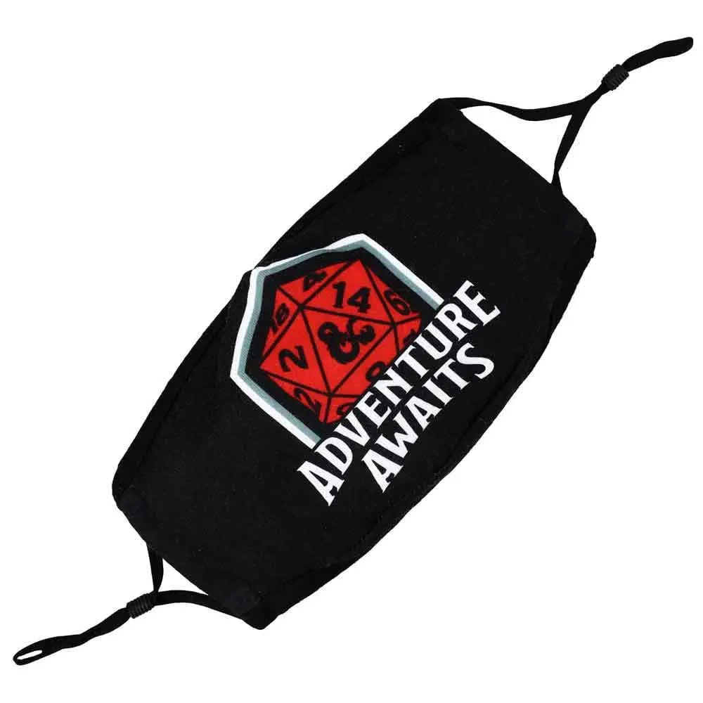 Dungeons & Dragons - "Adventure Awaits" Travel Set - Bioworld - Neck Pillow, Sleep Mask & Face Mask