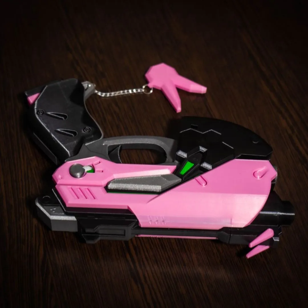 D.Va Cosplay Prop Pistol Replica from Iconic Video Game