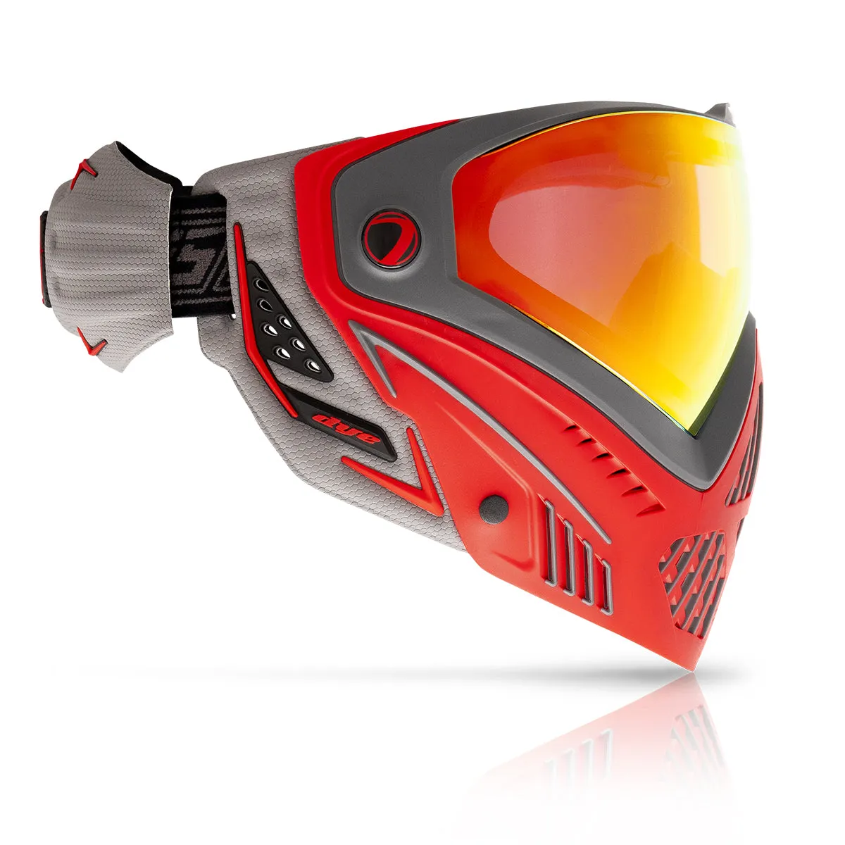 Dye I5 Mask - Shadow Fire (Grey / Red)