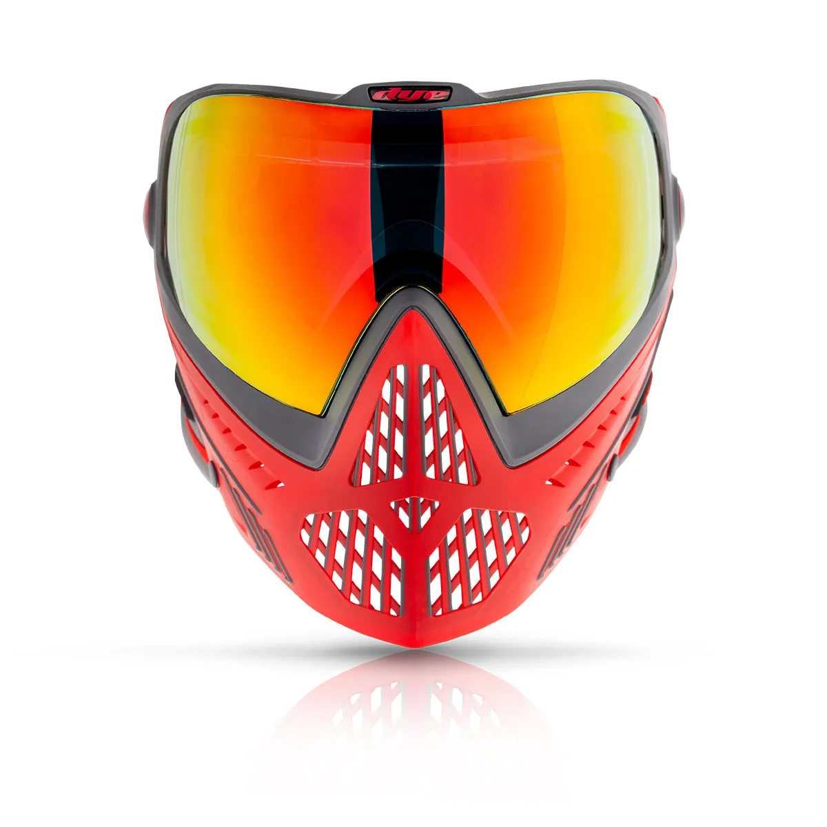 Dye I5 Mask - Shadow Fire (Grey / Red)