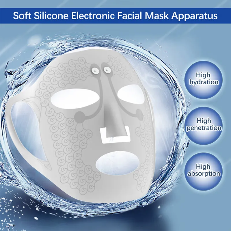 Electric SPA Beauty Silicone Facial Beauty Mask Skin Massager