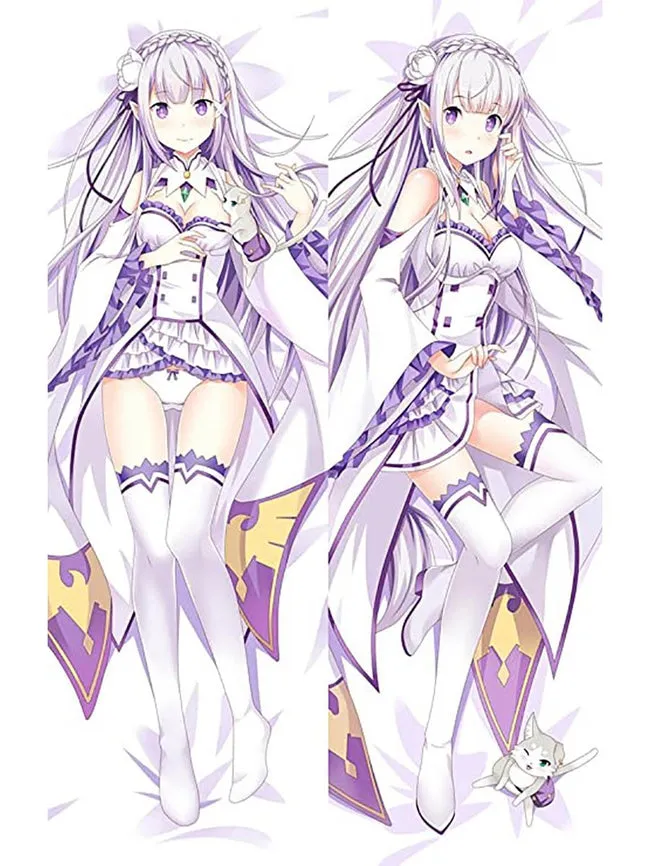 Emilia Body Pillowo <br/>  Emilia from Re Zero