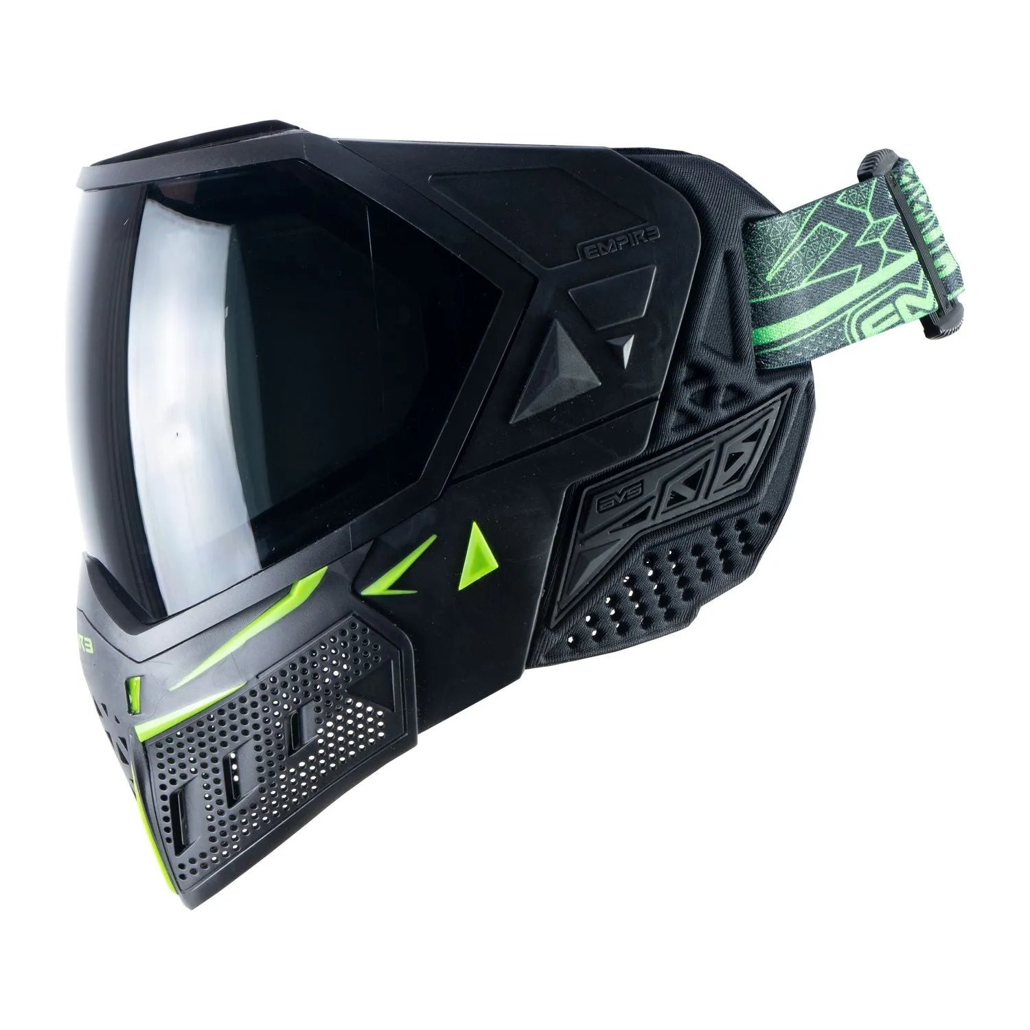 Empire EVS Enhanced Vision System Goggle - Black/Lime Green - includes 2 lenses