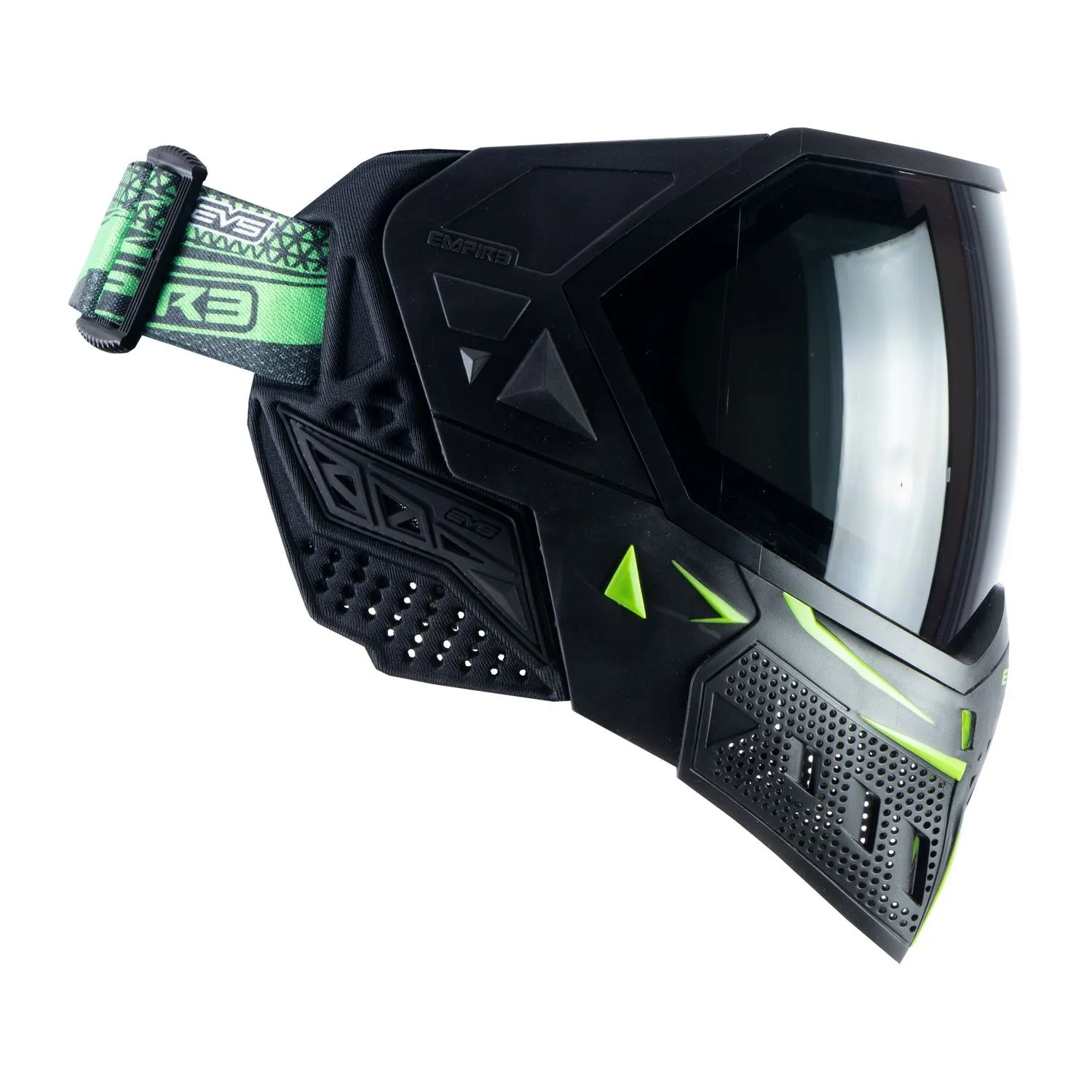 Empire EVS Enhanced Vision System Goggle - Black/Lime Green - includes 2 lenses