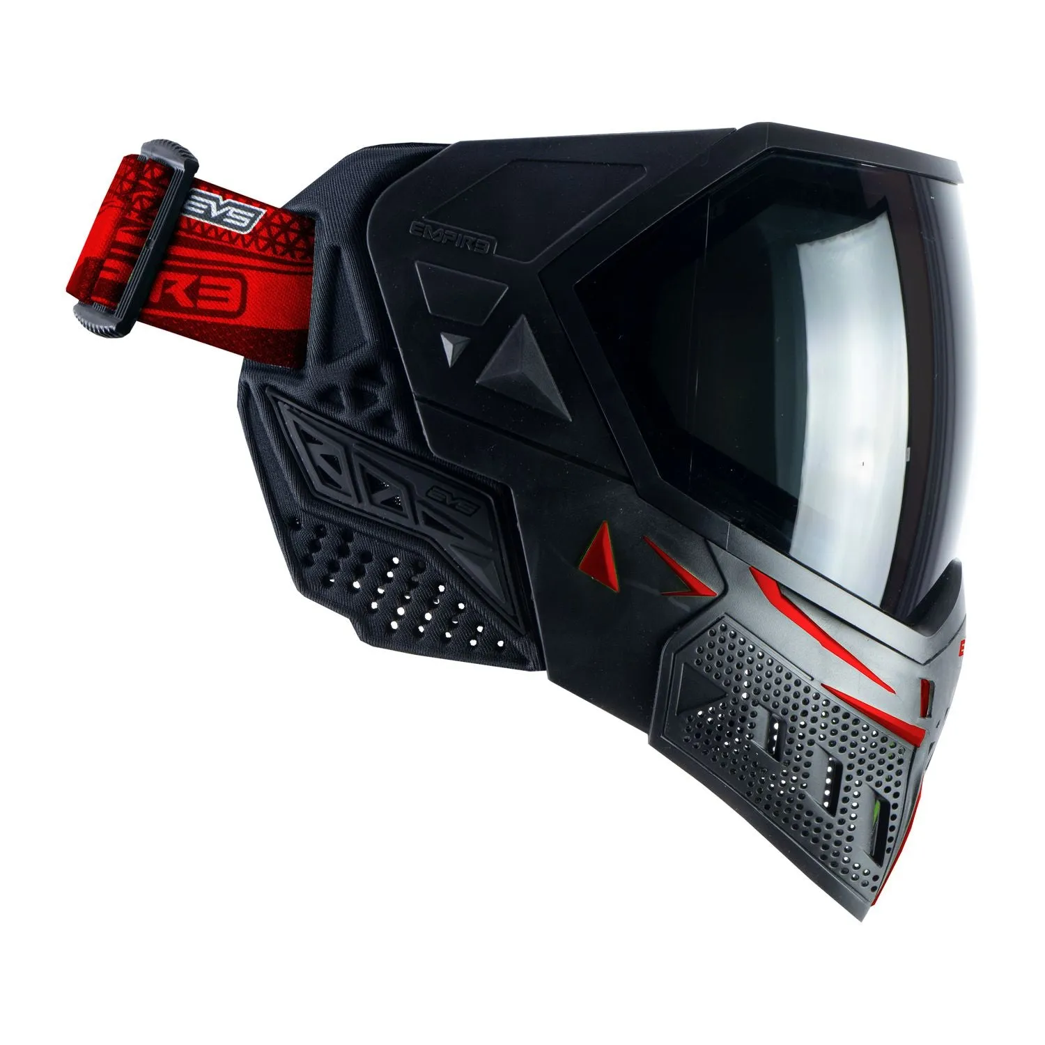 Empire EVS Enhanced Vision System Goggle - Black/Red - includes 2 lenses