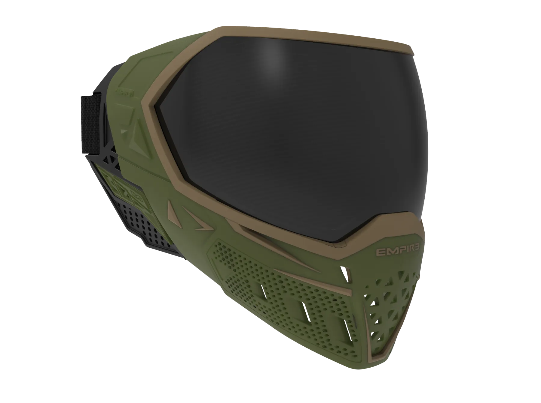 Empire EVS Enhanced Vision System Goggle - Olive/Tan - 2 lenses