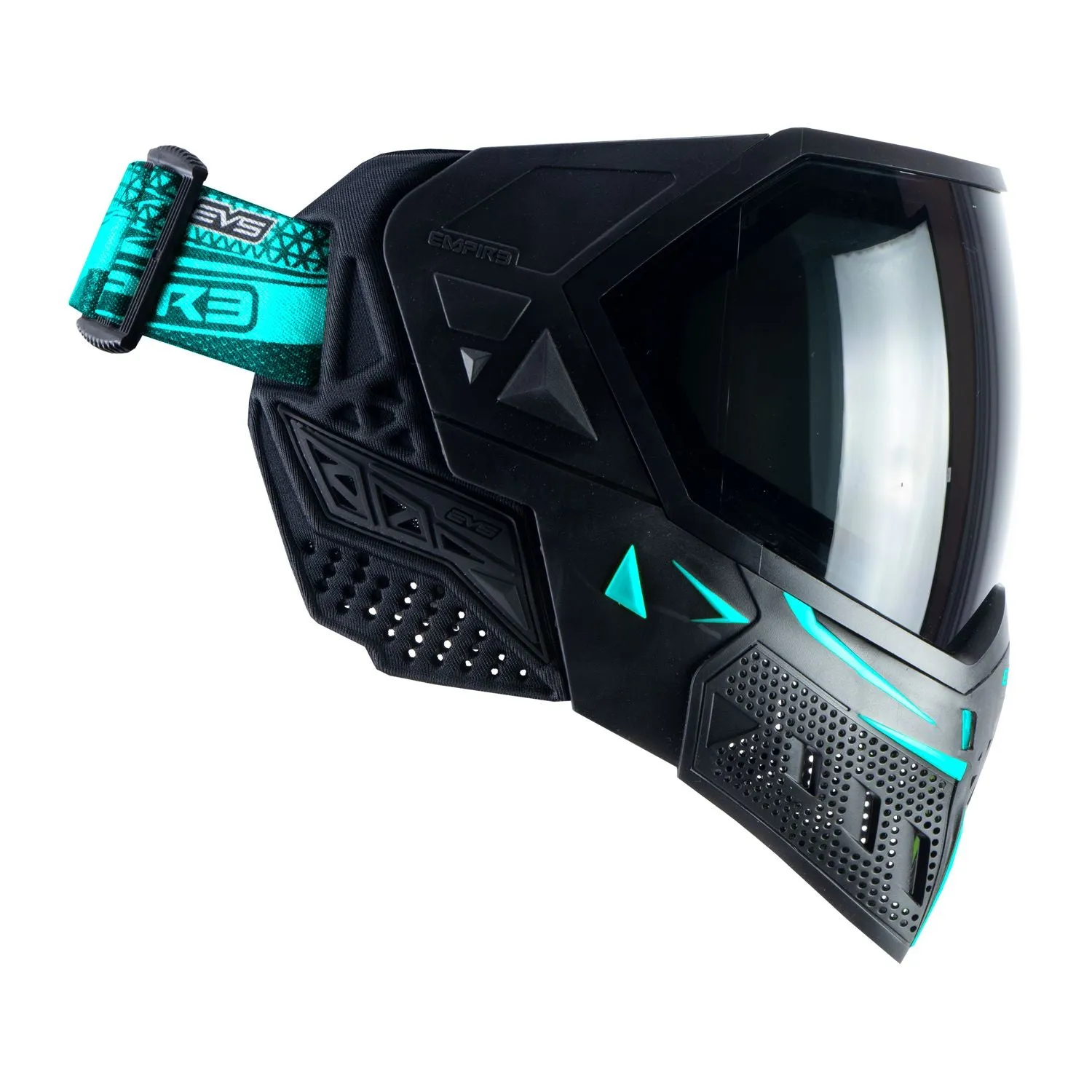 Empire EVS Mask Black / Aqua W/ Thermal Clear & Ninja Lens