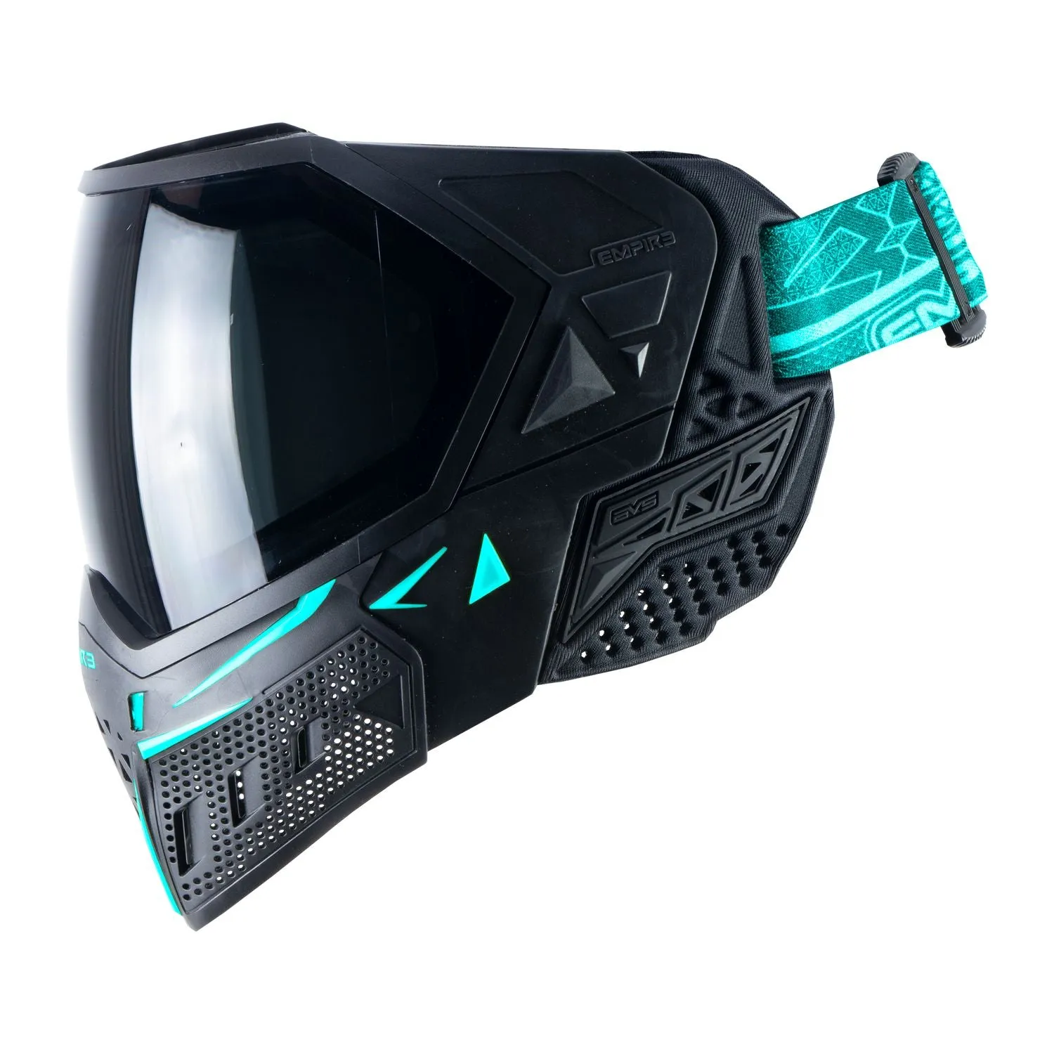 Empire EVS Mask Black / Aqua W/ Thermal Clear & Ninja Lens