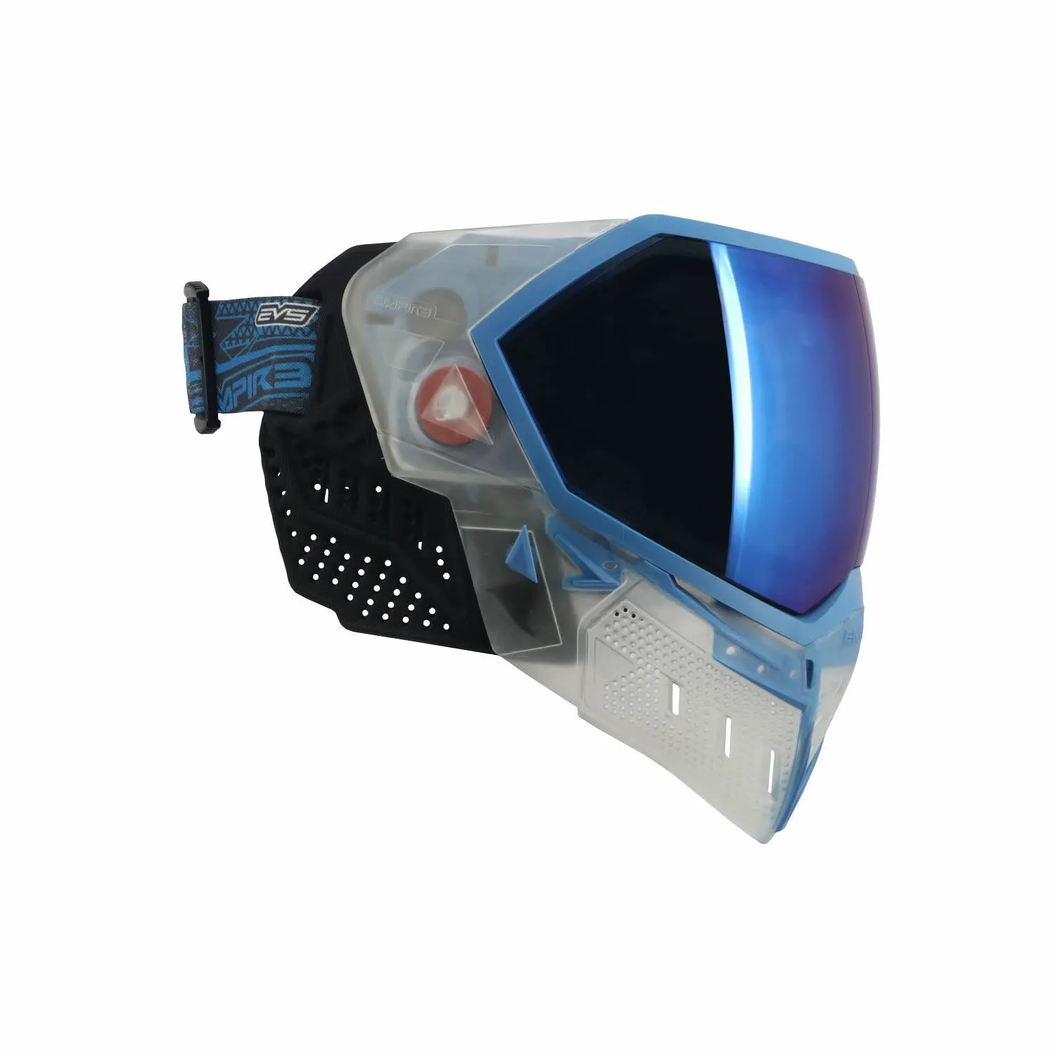 Empire EVS Mask - Clear / Blue W/Thermal Blue Mirror Lens