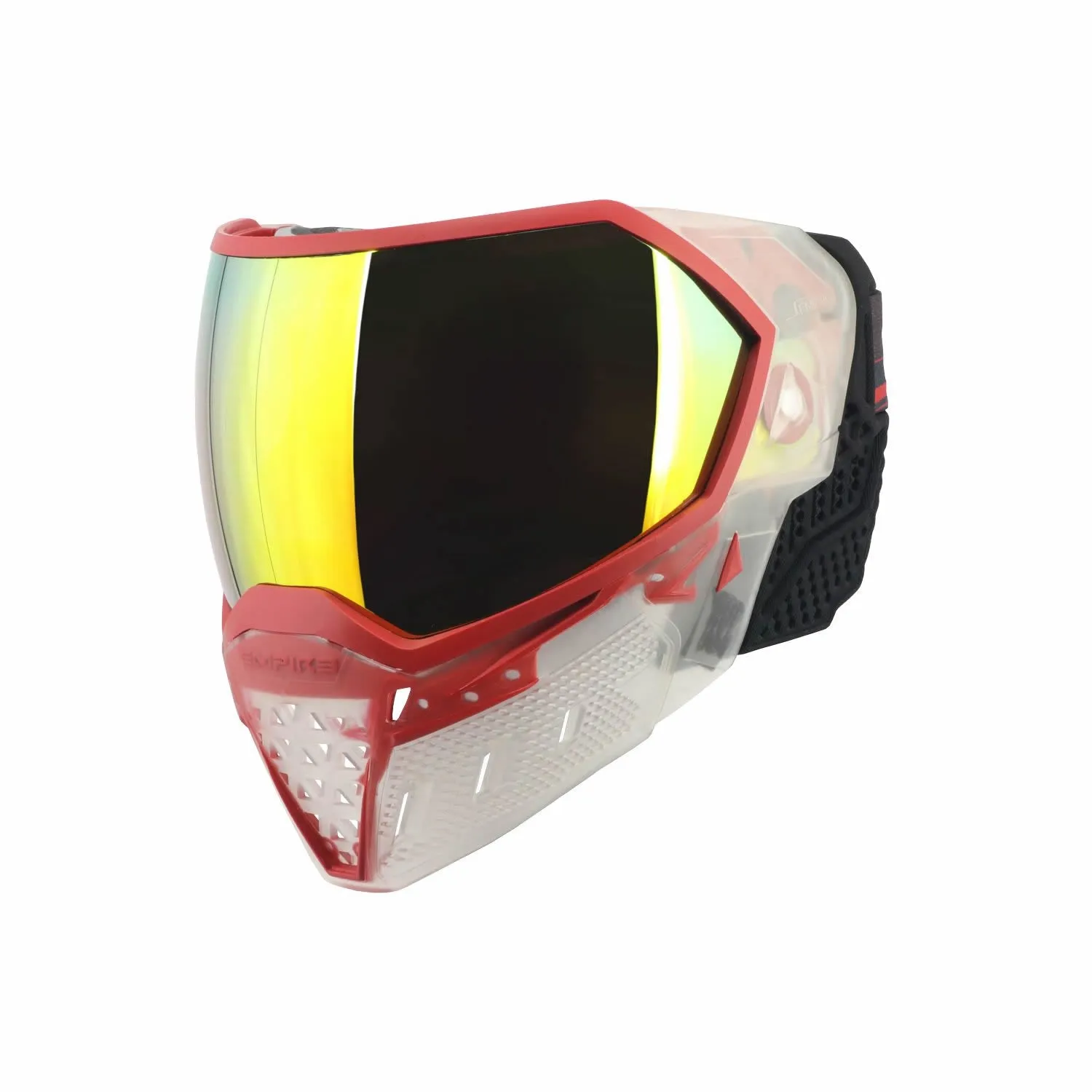 Empire EVS Mask - Clear / Red W/Thermal Fire Mirror Lens