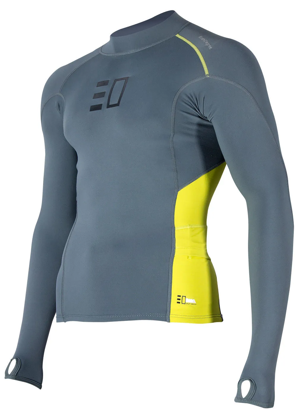 Enth Degree Mens Bombora Long Sleeve Polyfleece Rash Guard