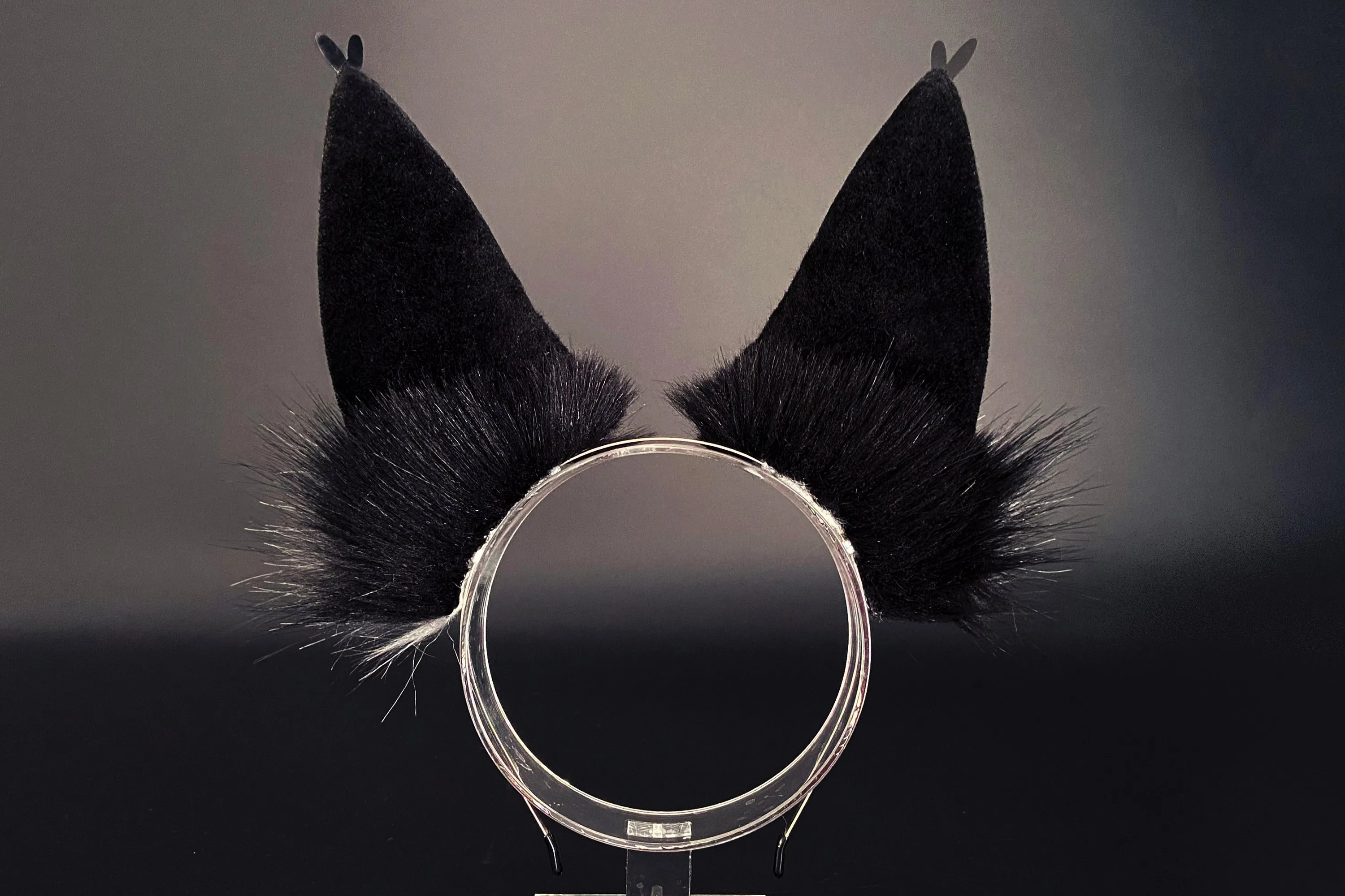 Faux Fur Husk Ears Hazbin Hotel Cosplay Ears - Cosplay Ears Husk cosplay - Hazbin Hotel Husk Ears - Faux Fur Ears